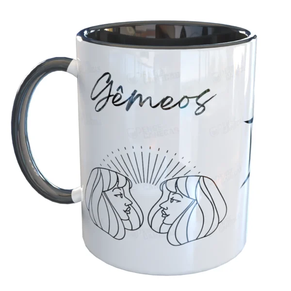 Caneca Horóscopo Signo Gêmeos Geminiano