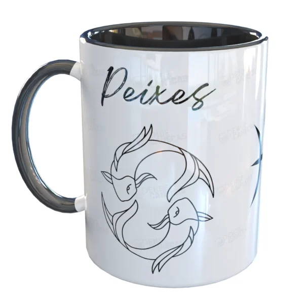 Caneca Horóscopo Signo Peixes Pisciano