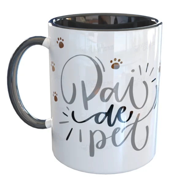 Caneca Pai de Pet Gatinho Gato