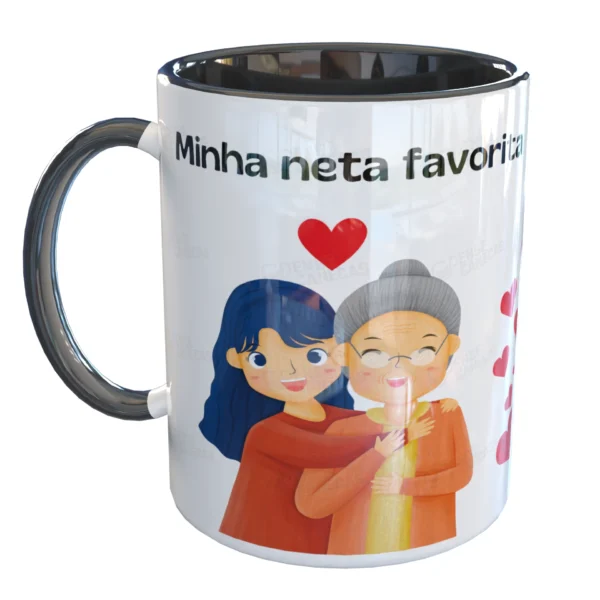 Caneca Minha neta favorita me deu Avó Vó