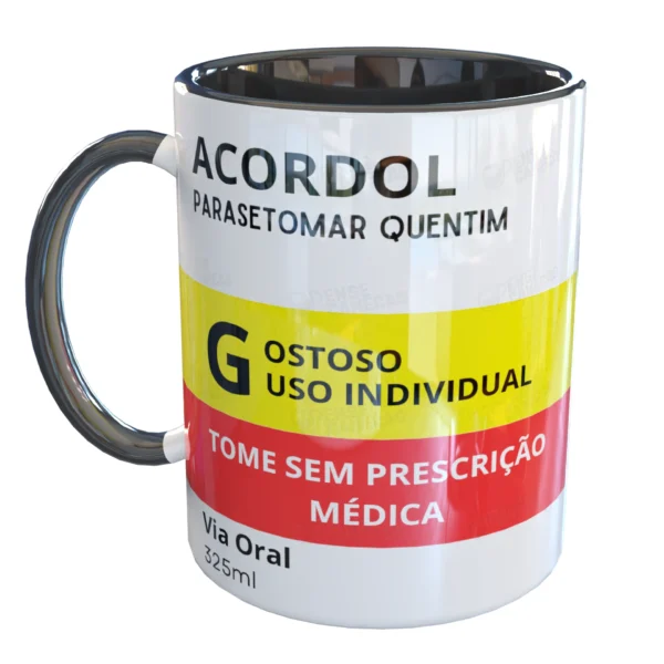 Caneca Engraçada Café Remédio Presente