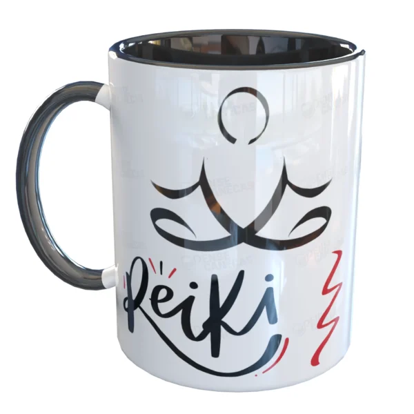 Caneca Símbolo Reiki Raku Zen