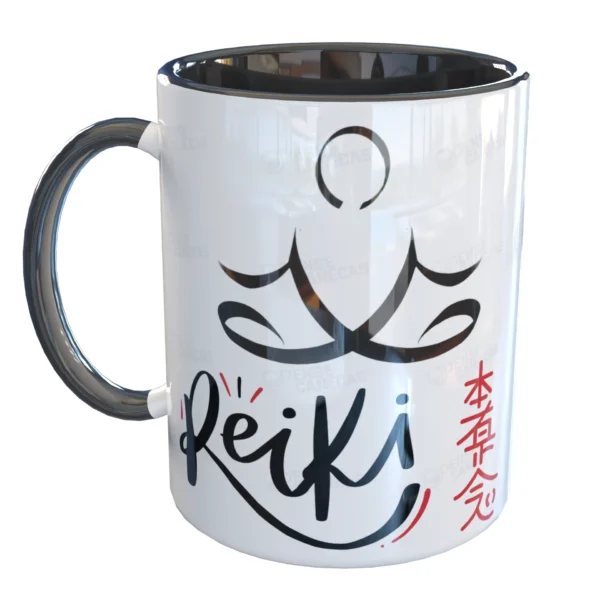 Caneca Símbolo Reiki Hon-Sha-Ze-Sho-Nen