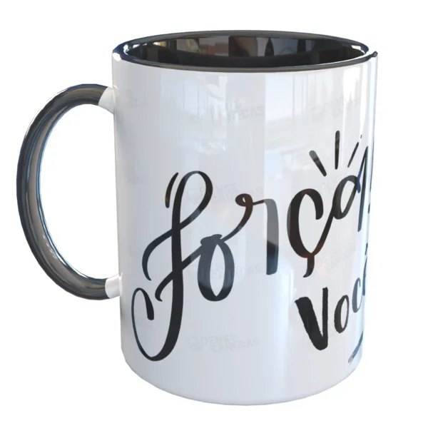Caneca Força Você vai vencer Motivacional