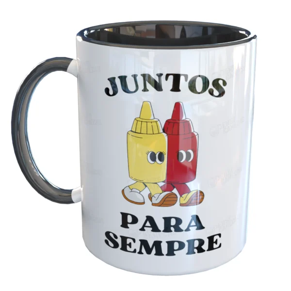Caneca Juntos para Sempre Namorados