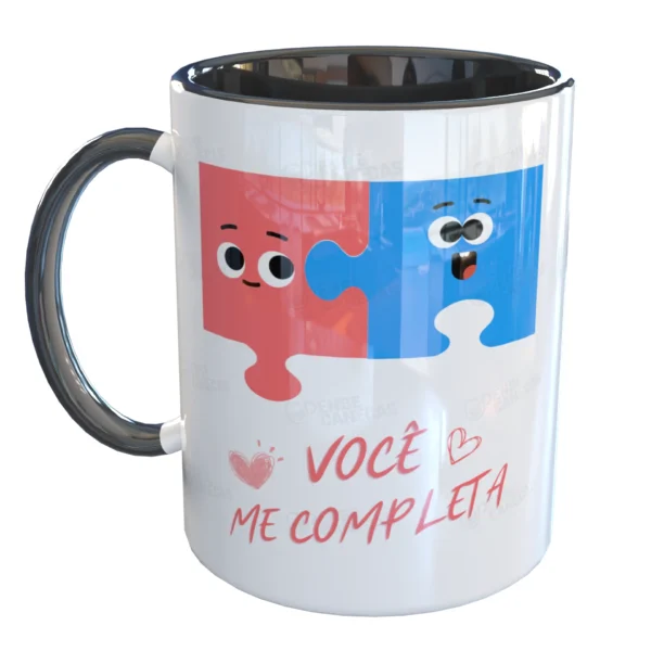 Caneca Você me Completa Dia dos namorados