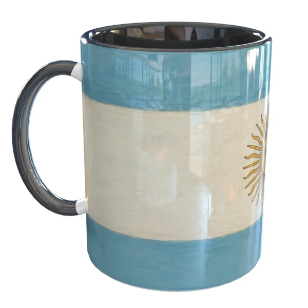 Caneca Argentina Bandeira País