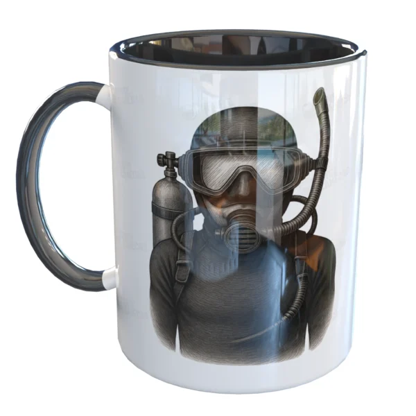 Caneca Mergulhador Scuba