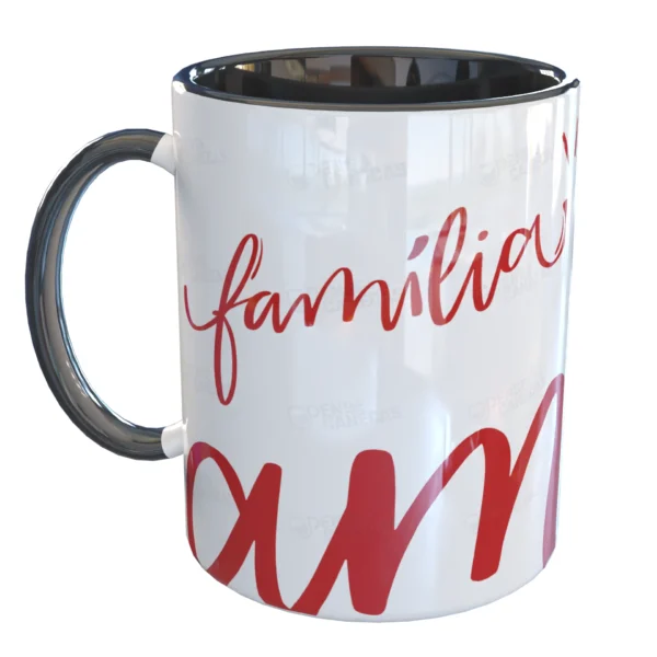Caneca Família onde a vida começa
