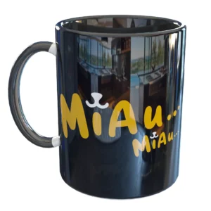 Caneca Gato a espreita espiando