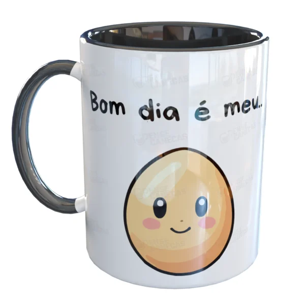 Caneca Divertido Bom dia é meu ovo